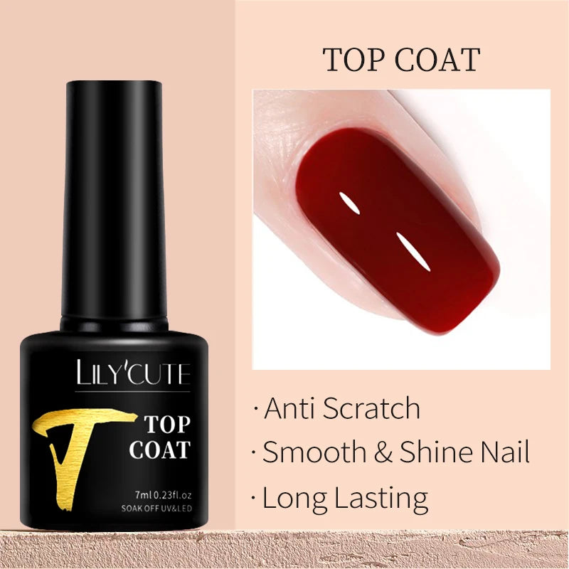 LILYCUTE 129 Colors 7ML Nail Gel Polish Nail Supplies Vernis