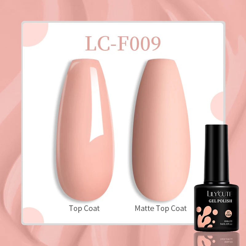 LILYCUTE 129 Colors 7ML Nail Gel Polish Nail Supplies Vernis