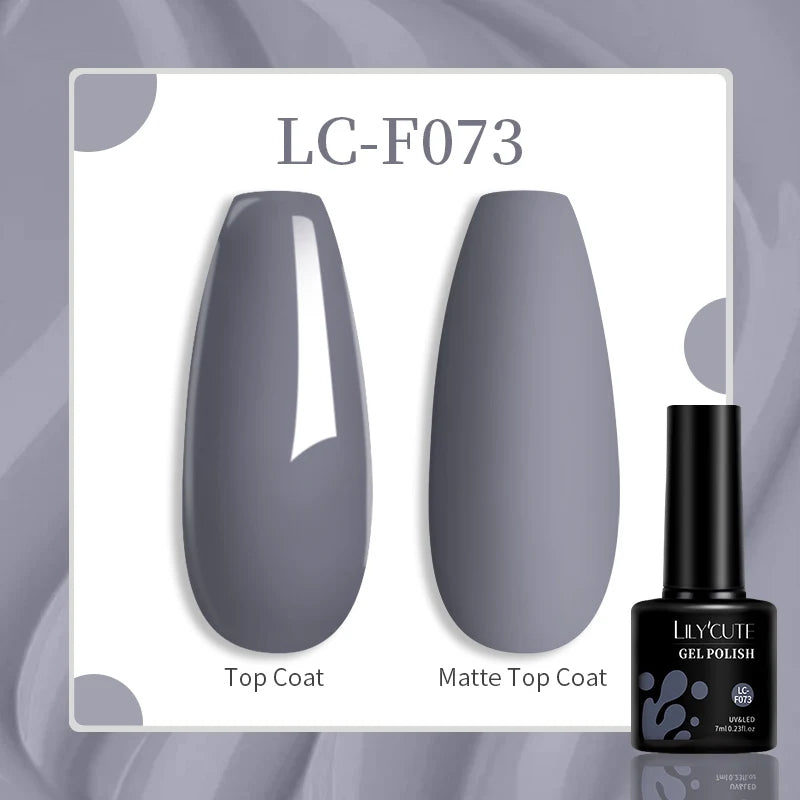 LILYCUTE 129 Colors 7ML Nail Gel Polish Nail Supplies Vernis