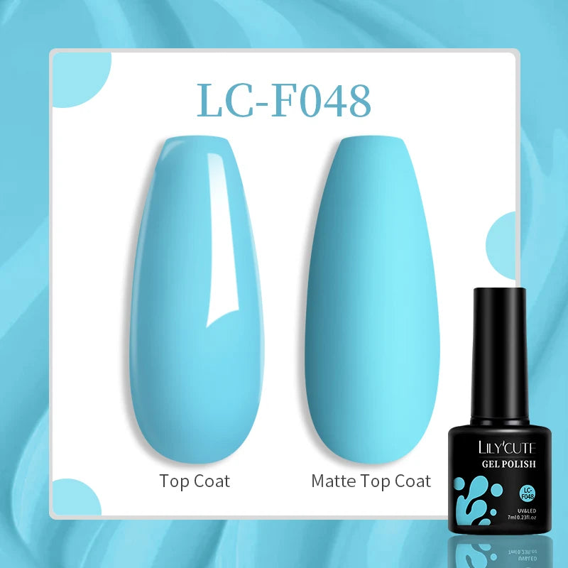 LILYCUTE 129 Colors 7ML Nail Gel Polish Nail Supplies Vernis