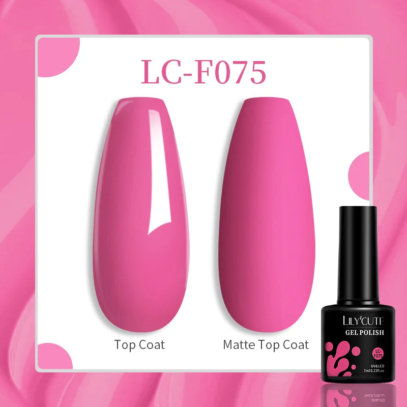 LILYCUTE 129 Colors 7ML Nail Gel Polish Nail Supplies Vernis
