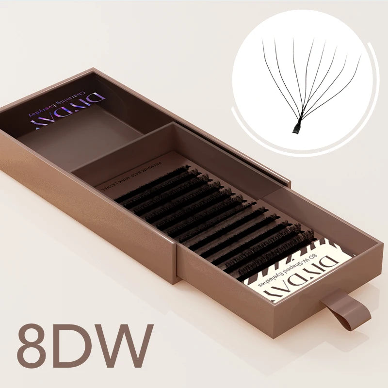 DIYDAY W Shape Eyelashes Extensions W Shaped Bloom