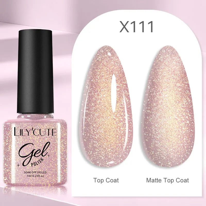 LILYCUTE 129 Colors 7ML Nail Gel Polish Nail Supplies Vernis