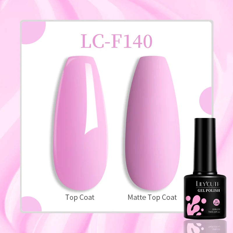 LILYCUTE 129 Colors 7ML Nail Gel Polish Nail Supplies Vernis