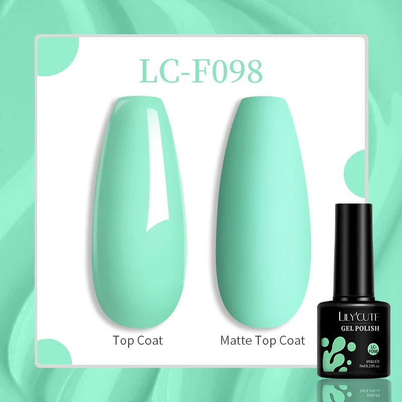 LILYCUTE 129 Colors 7ML Nail Gel Polish Nail Supplies Vernis