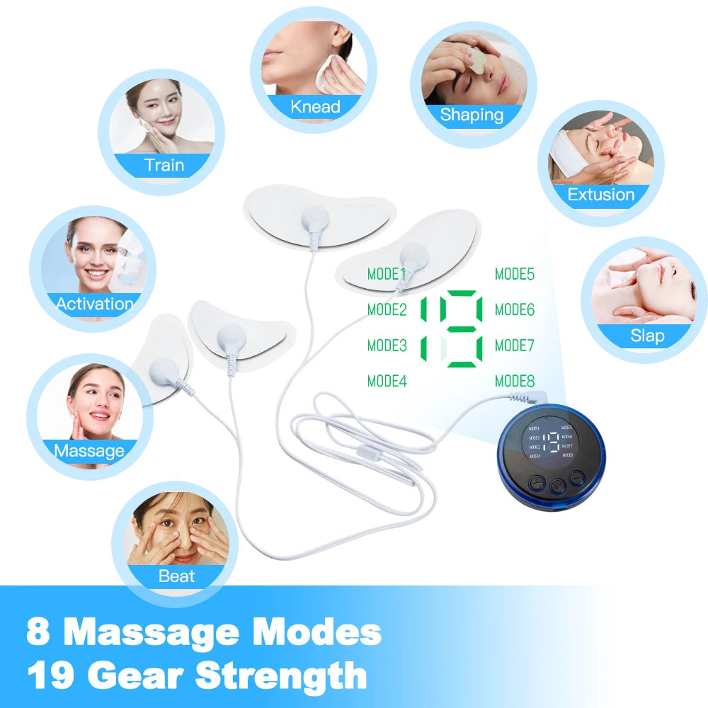 EMS Facial Massager Current Muscle Stimulator Facial Lifting