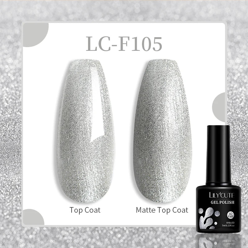 LILYCUTE 129 Colors 7ML Nail Gel Polish Nail Supplies Vernis