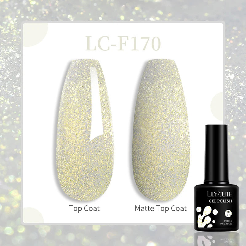 LILYCUTE 129 Colors 7ML Nail Gel Polish Nail Supplies Vernis