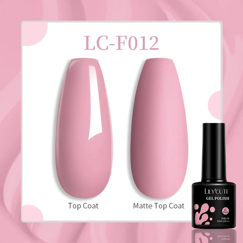 LILYCUTE 129 Colors 7ML Nail Gel Polish Nail Supplies Vernis