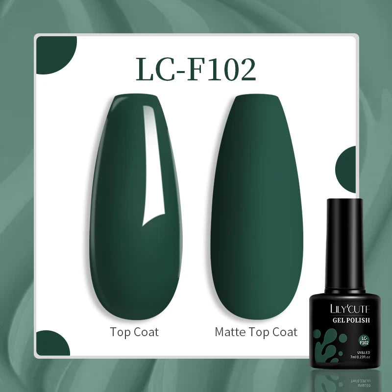 LILYCUTE 129 Colors 7ML Nail Gel Polish Nail Supplies Vernis