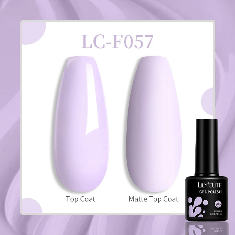 LILYCUTE 129 Colors 7ML Nail Gel Polish Nail Supplies Vernis