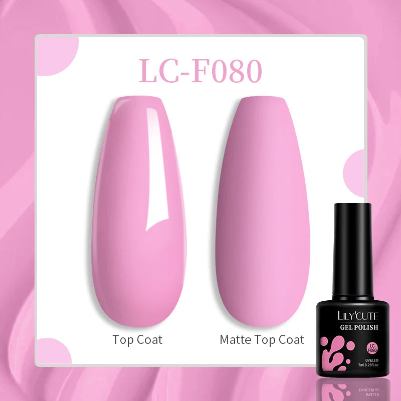 LILYCUTE 129 Colors 7ML Nail Gel Polish Nail Supplies Vernis