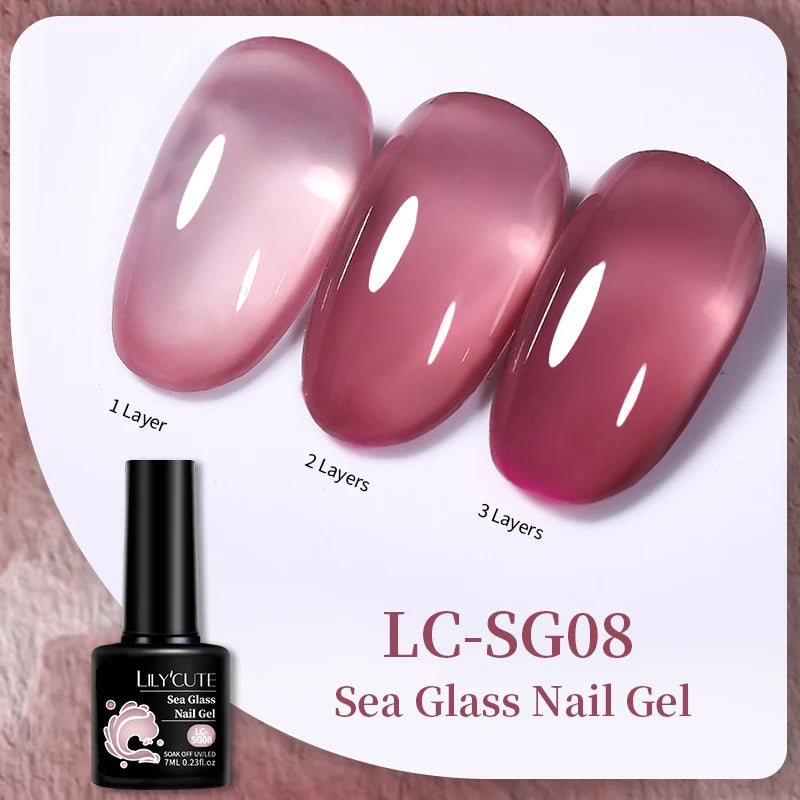 LILYCUTE 129 Colors 7ML Nail Gel Polish Nail Supplies Vernis