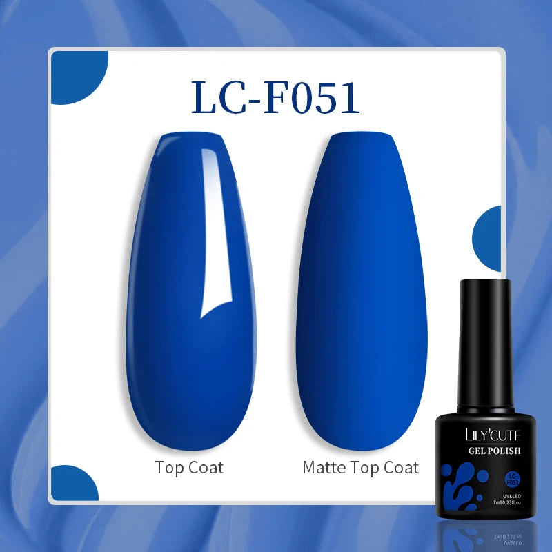 LILYCUTE 129 Colors 7ML Nail Gel Polish Nail Supplies Vernis
