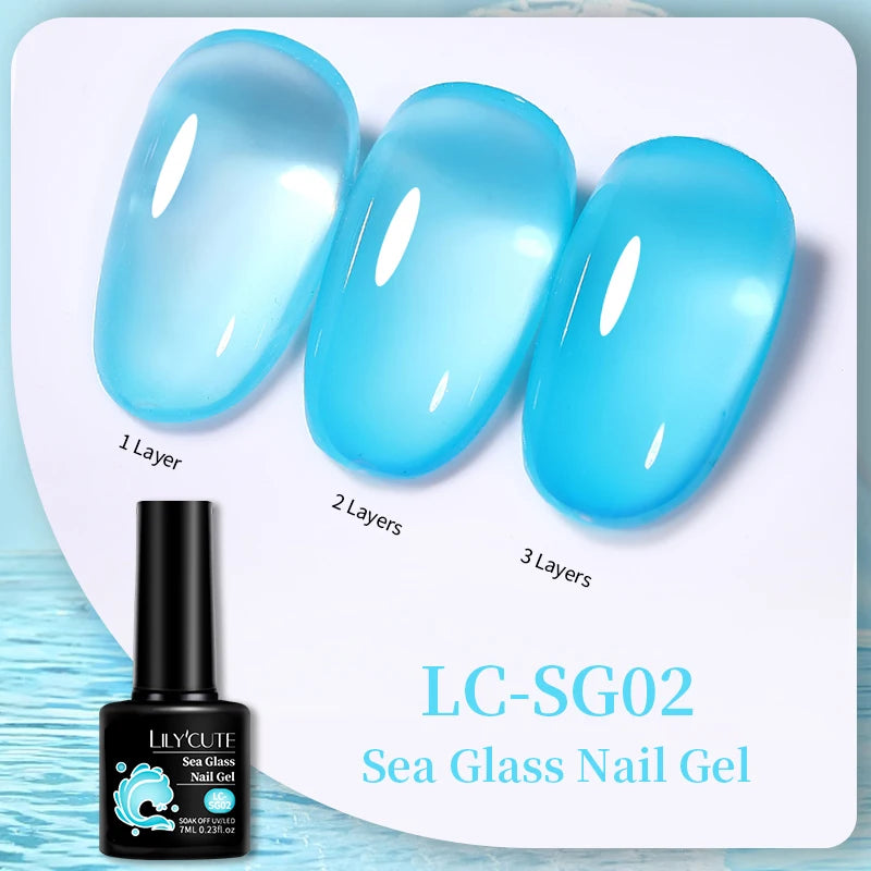 LILYCUTE 129 Colors 7ML Nail Gel Polish Nail Supplies Vernis