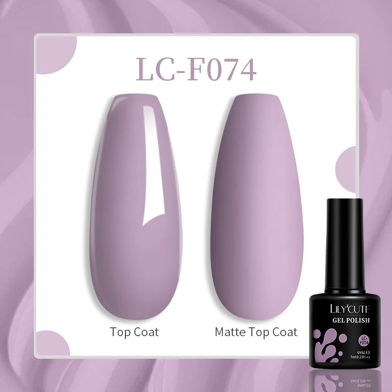 LILYCUTE 129 Colors 7ML Nail Gel Polish Nail Supplies Vernis