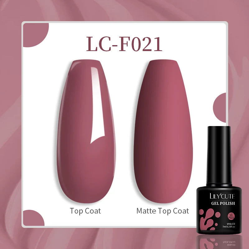 LILYCUTE 129 Colors 7ML Nail Gel Polish Nail Supplies Vernis