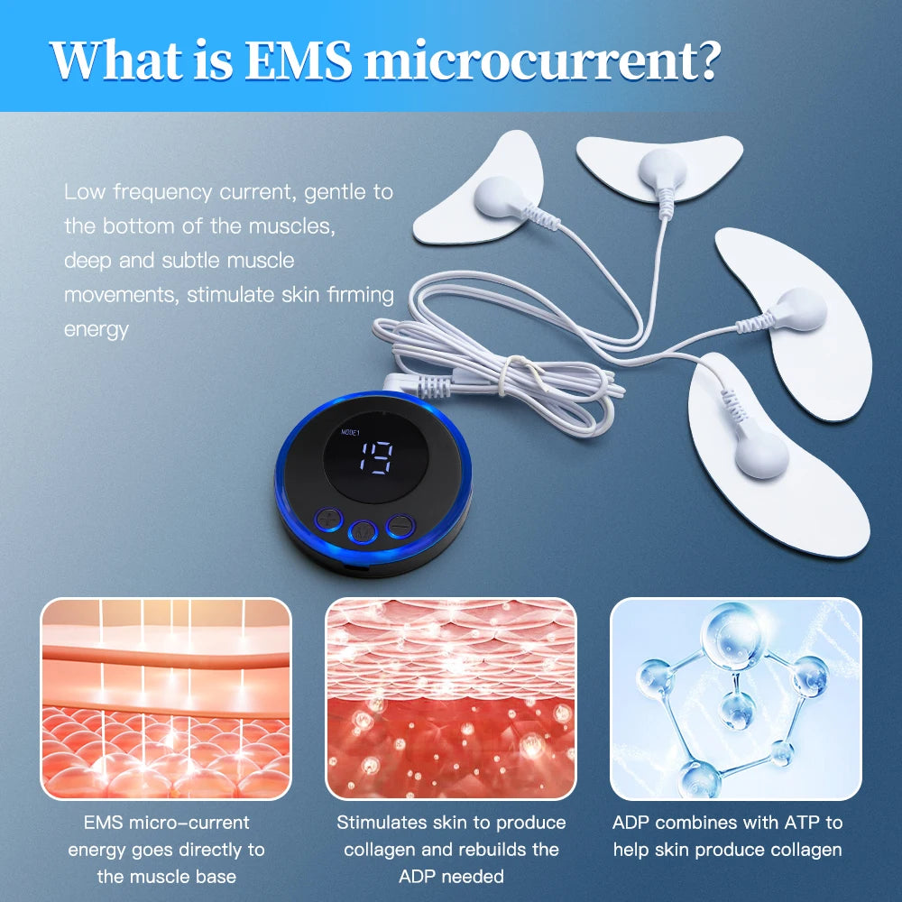 EMS Facial Massager Current Muscle Stimulator Facial Lifting