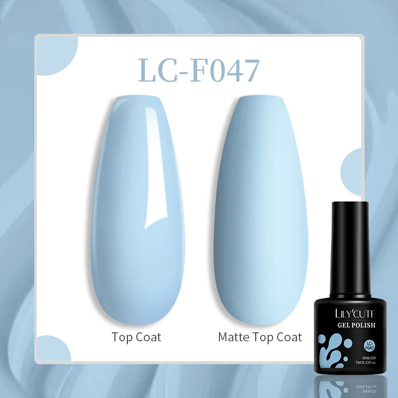 LILYCUTE 129 Colors 7ML Nail Gel Polish Nail Supplies Vernis