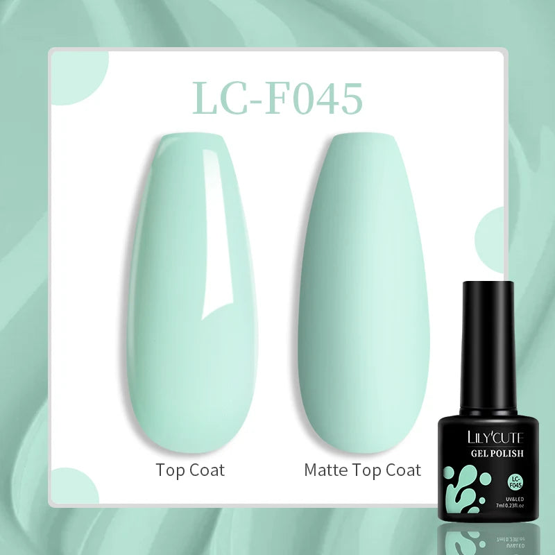 LILYCUTE 129 Colors 7ML Nail Gel Polish Nail Supplies Vernis