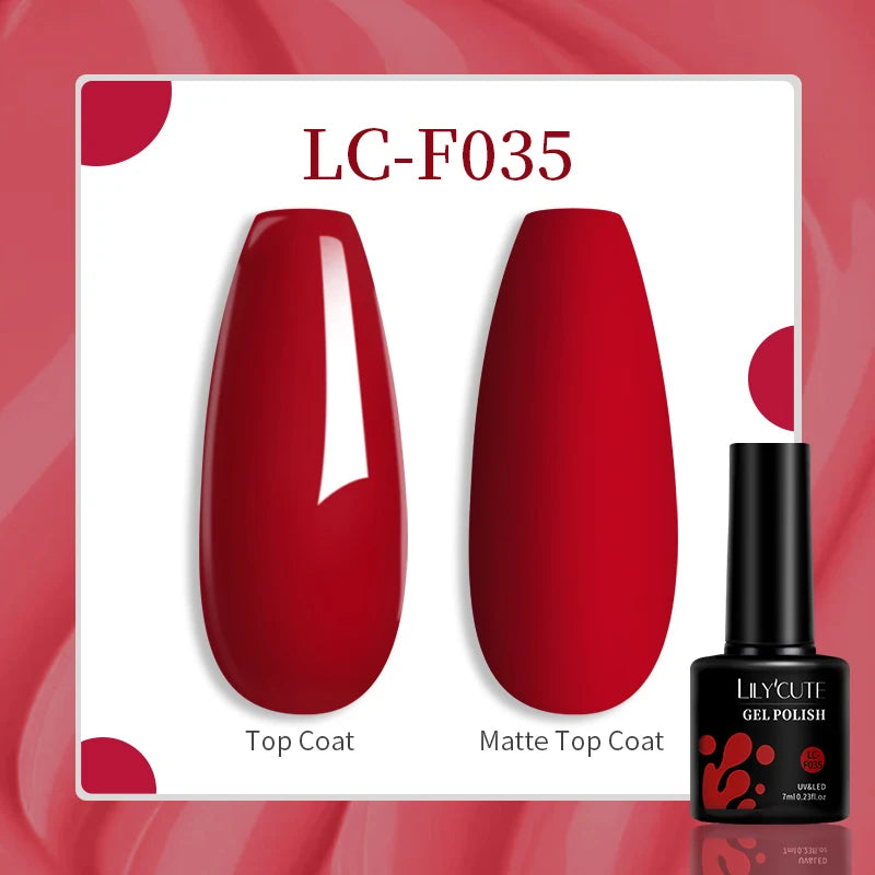 LILYCUTE 129 Colors 7ML Nail Gel Polish Nail Supplies Vernis