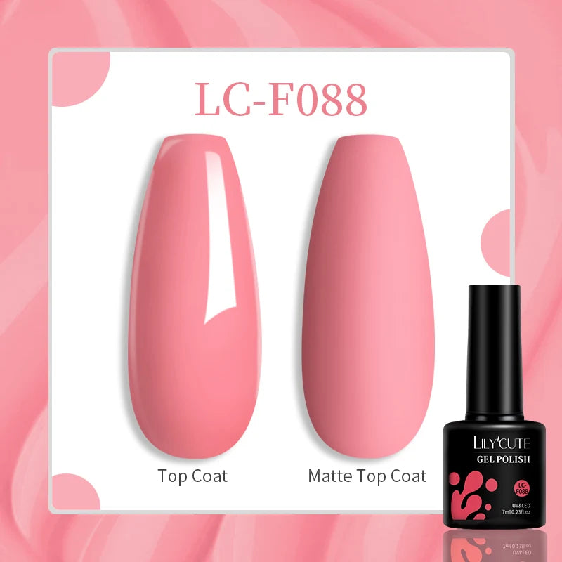 LILYCUTE 129 Colors 7ML Nail Gel Polish Nail Supplies Vernis