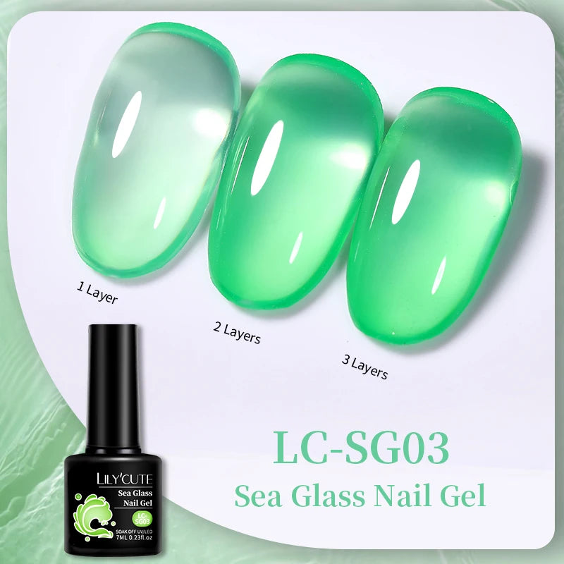 LILYCUTE 129 Colors 7ML Nail Gel Polish Nail Supplies Vernis