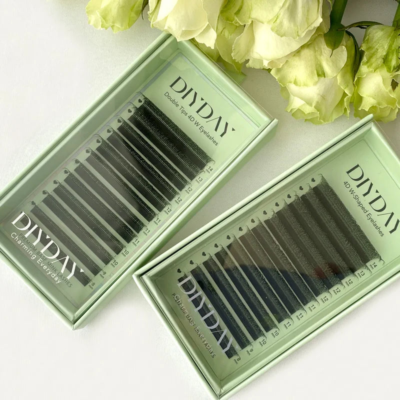 DIYDAY W Shape Eyelashes Extensions W Shaped Bloom