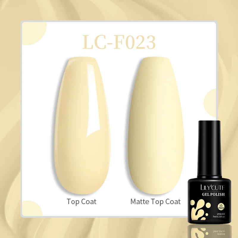 LILYCUTE 129 Colors 7ML Nail Gel Polish Nail Supplies Vernis
