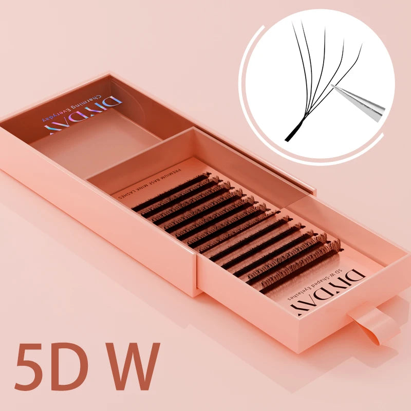 DIYDAY W Shape Eyelashes Extensions W Shaped Bloom