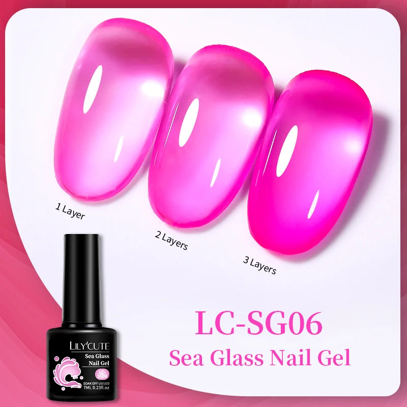 LILYCUTE 129 Colors 7ML Nail Gel Polish Nail Supplies Vernis