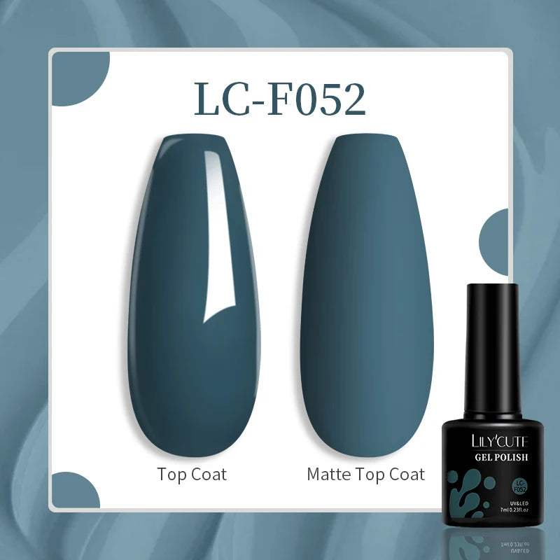 LILYCUTE 129 Colors 7ML Nail Gel Polish Nail Supplies Vernis