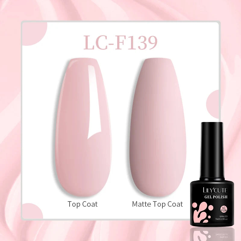 LILYCUTE 129 Colors 7ML Nail Gel Polish Nail Supplies Vernis