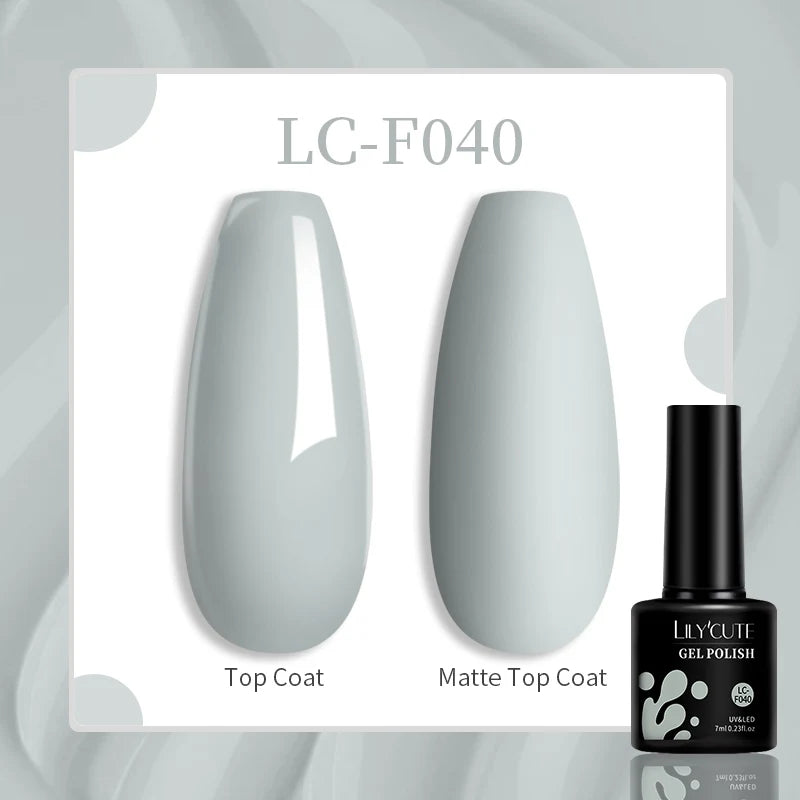 LILYCUTE 129 Colors 7ML Nail Gel Polish Nail Supplies Vernis