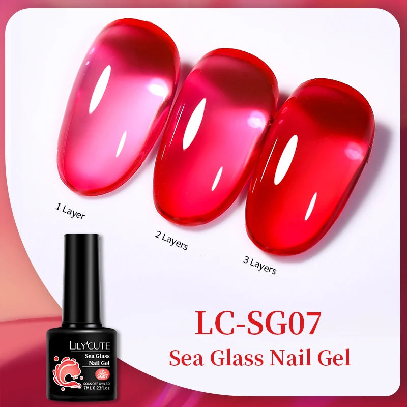 LILYCUTE 129 Colors 7ML Nail Gel Polish Nail Supplies Vernis