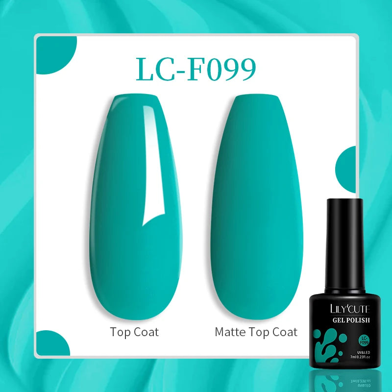 LILYCUTE 129 Colors 7ML Nail Gel Polish Nail Supplies Vernis
