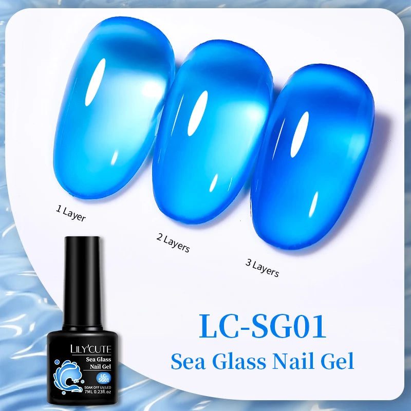 LILYCUTE 129 Colors 7ML Nail Gel Polish Nail Supplies Vernis