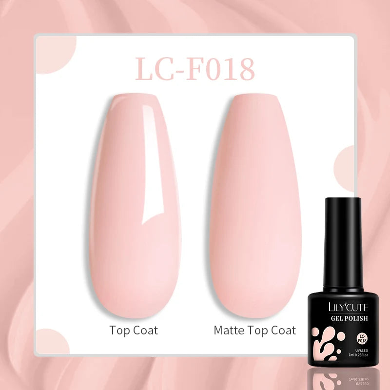 LILYCUTE 129 Colors 7ML Nail Gel Polish Nail Supplies Vernis