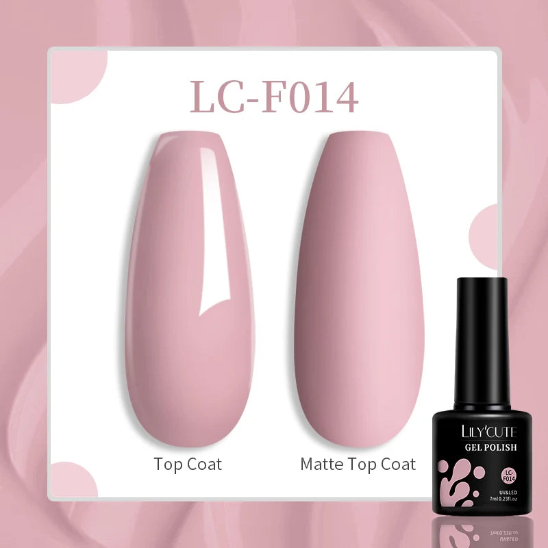 LILYCUTE 129 Colors 7ML Nail Gel Polish Nail Supplies Vernis