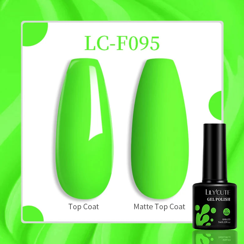LILYCUTE 129 Colors 7ML Nail Gel Polish Nail Supplies Vernis