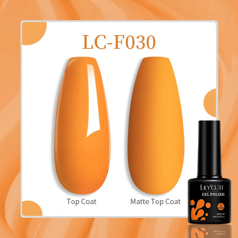 LILYCUTE 129 Colors 7ML Nail Gel Polish Nail Supplies Vernis