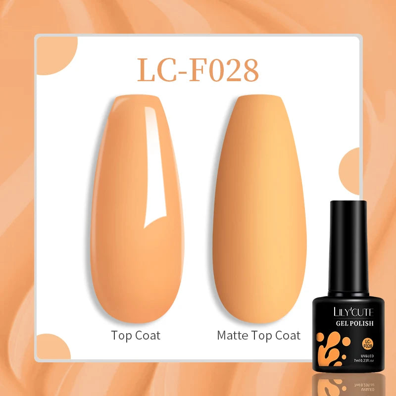 LILYCUTE 129 Colors 7ML Nail Gel Polish Nail Supplies Vernis
