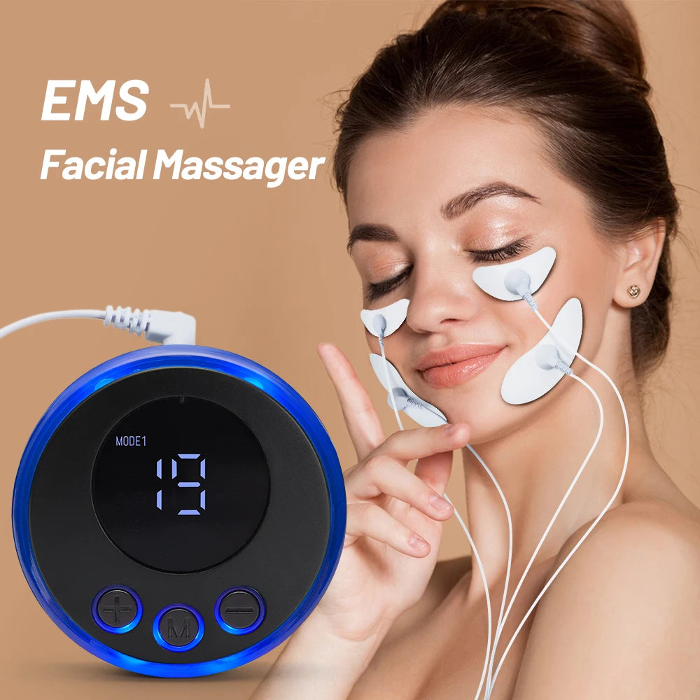 EMS Facial Massager Current Muscle Stimulator Facial Lifting