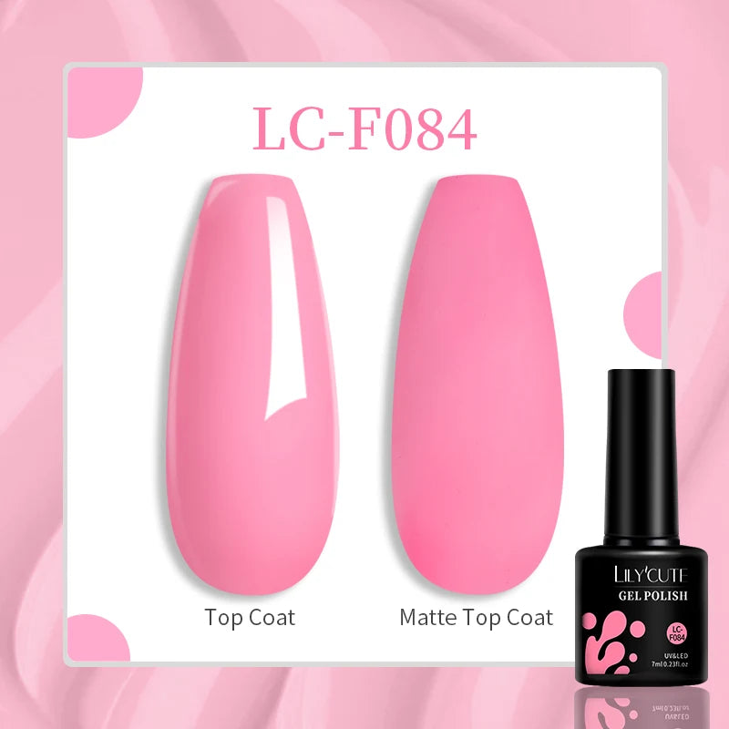 LILYCUTE 129 Colors 7ML Nail Gel Polish Nail Supplies Vernis