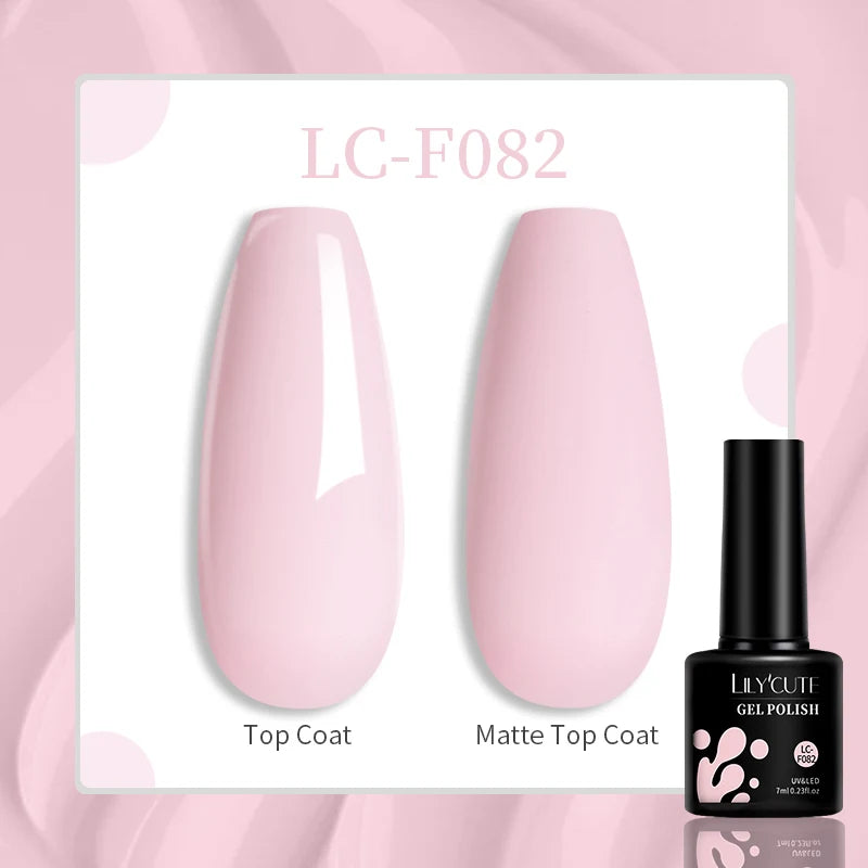 LILYCUTE 129 Colors 7ML Nail Gel Polish Nail Supplies Vernis