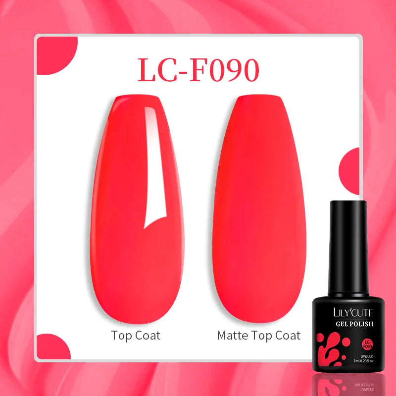LILYCUTE 129 Colors 7ML Nail Gel Polish Nail Supplies Vernis