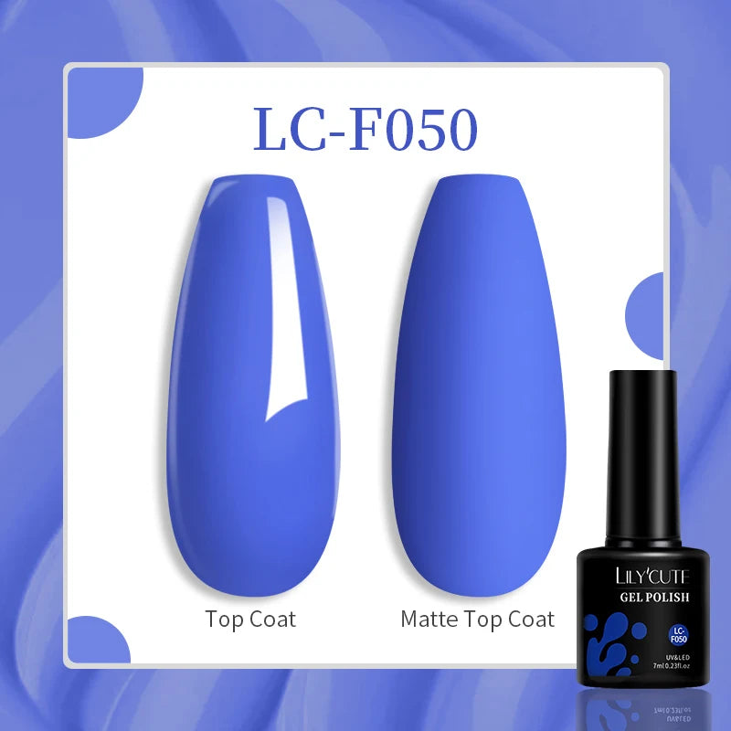 LILYCUTE 129 Colors 7ML Nail Gel Polish Nail Supplies Vernis
