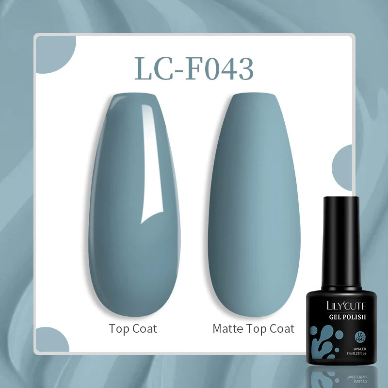 LILYCUTE 129 Colors 7ML Nail Gel Polish Nail Supplies Vernis