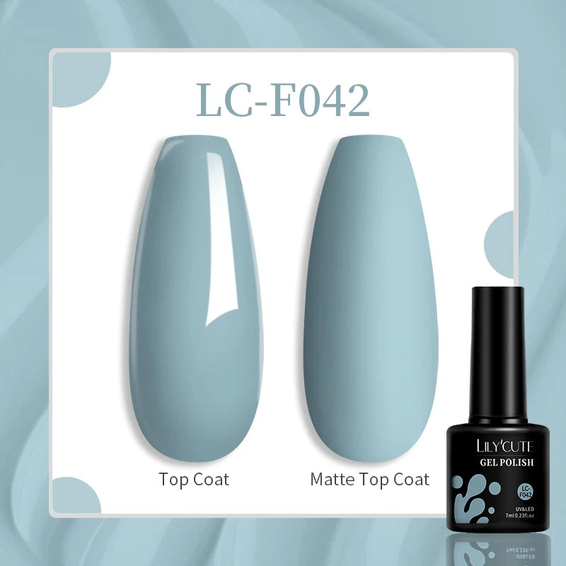 LILYCUTE 129 Colors 7ML Nail Gel Polish Nail Supplies Vernis