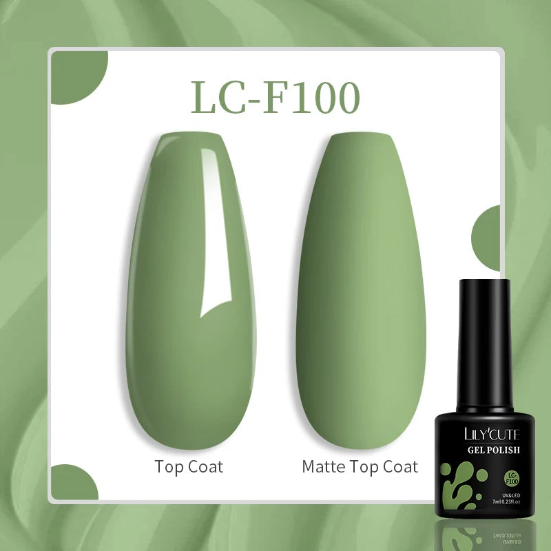 LILYCUTE 129 Colors 7ML Nail Gel Polish Nail Supplies Vernis